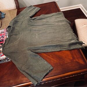 🧨 LUNGO L’ ARNO SIZE:XL WOMENS SAGE GREEN SHIRT (SEND ANY OFFER‼️) 🧨